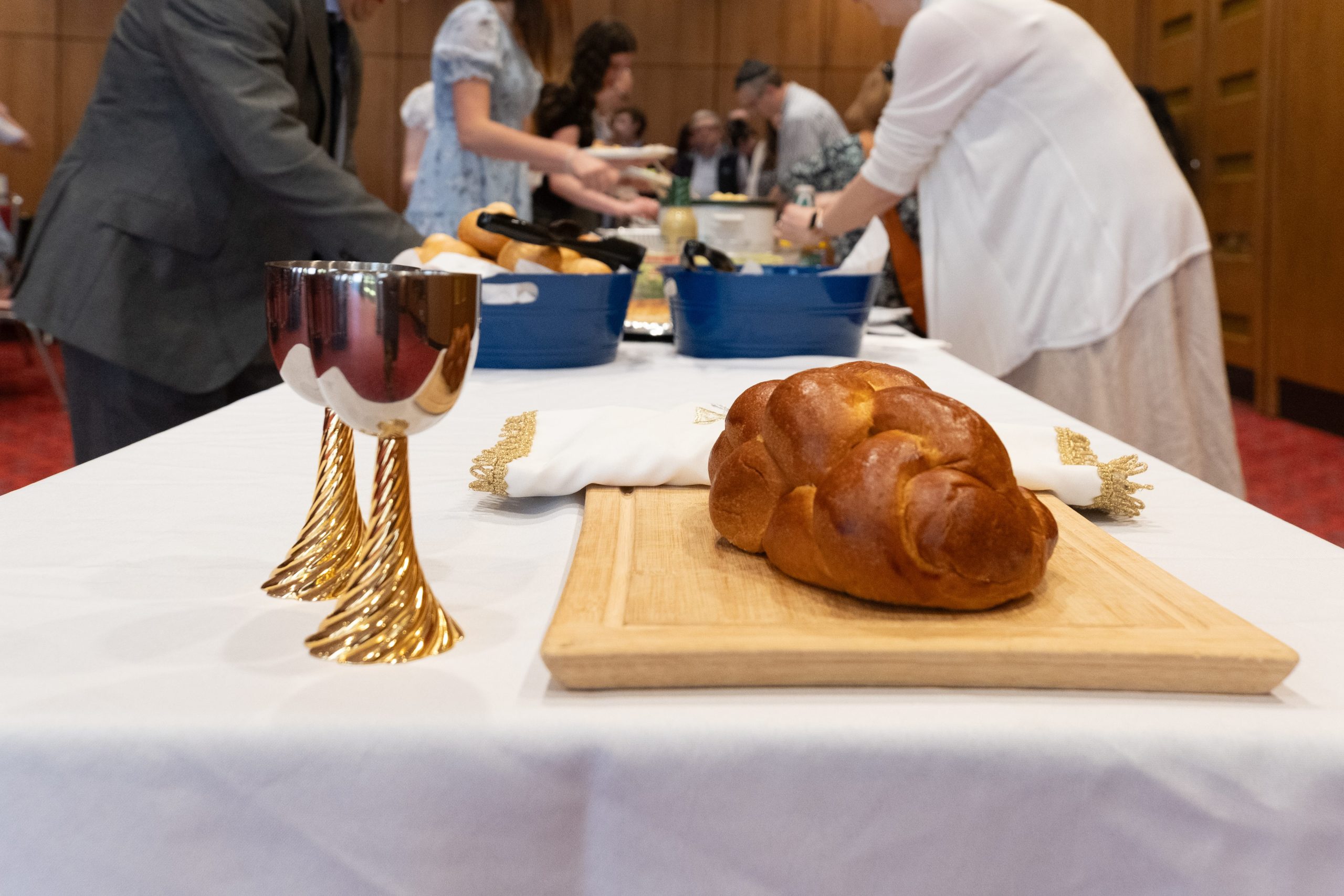 Challah and kiddush